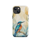 'Kōtare' iPhone 13 tough phone case - protective glossy case NZ Australia