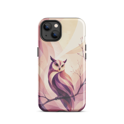'Ruru' iPhone 13 tough phone case - protective glossy case NZ Australia