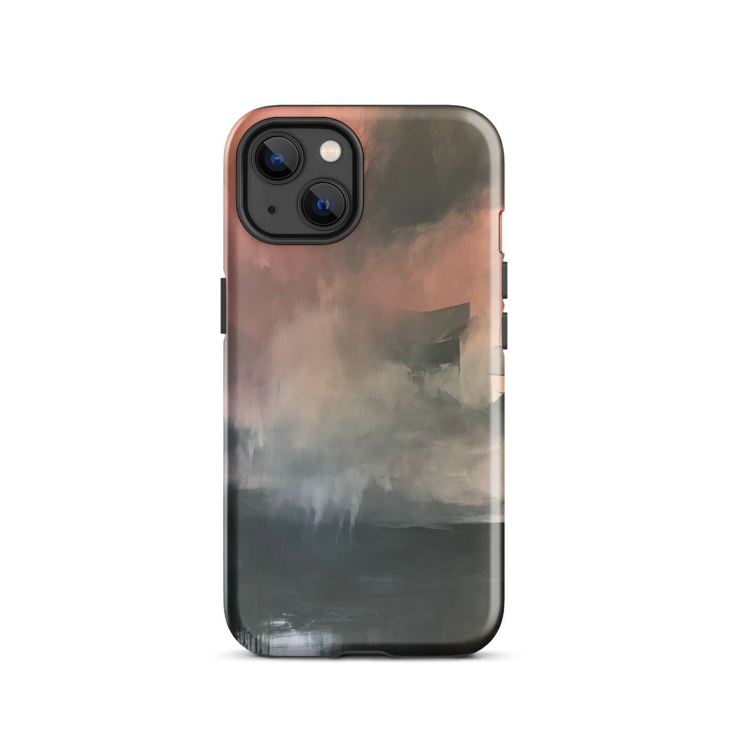 'Glass' iPhone 13 tough phone case - protective glossy case NZ Australia