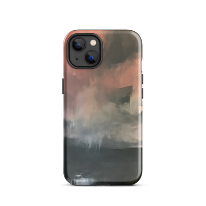 'Glass' iPhone 13 tough phone case - protective glossy case NZ Australia