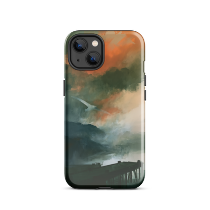 'Harbour' iPhone 13 tough phone case - protective glossy case NZ Australia