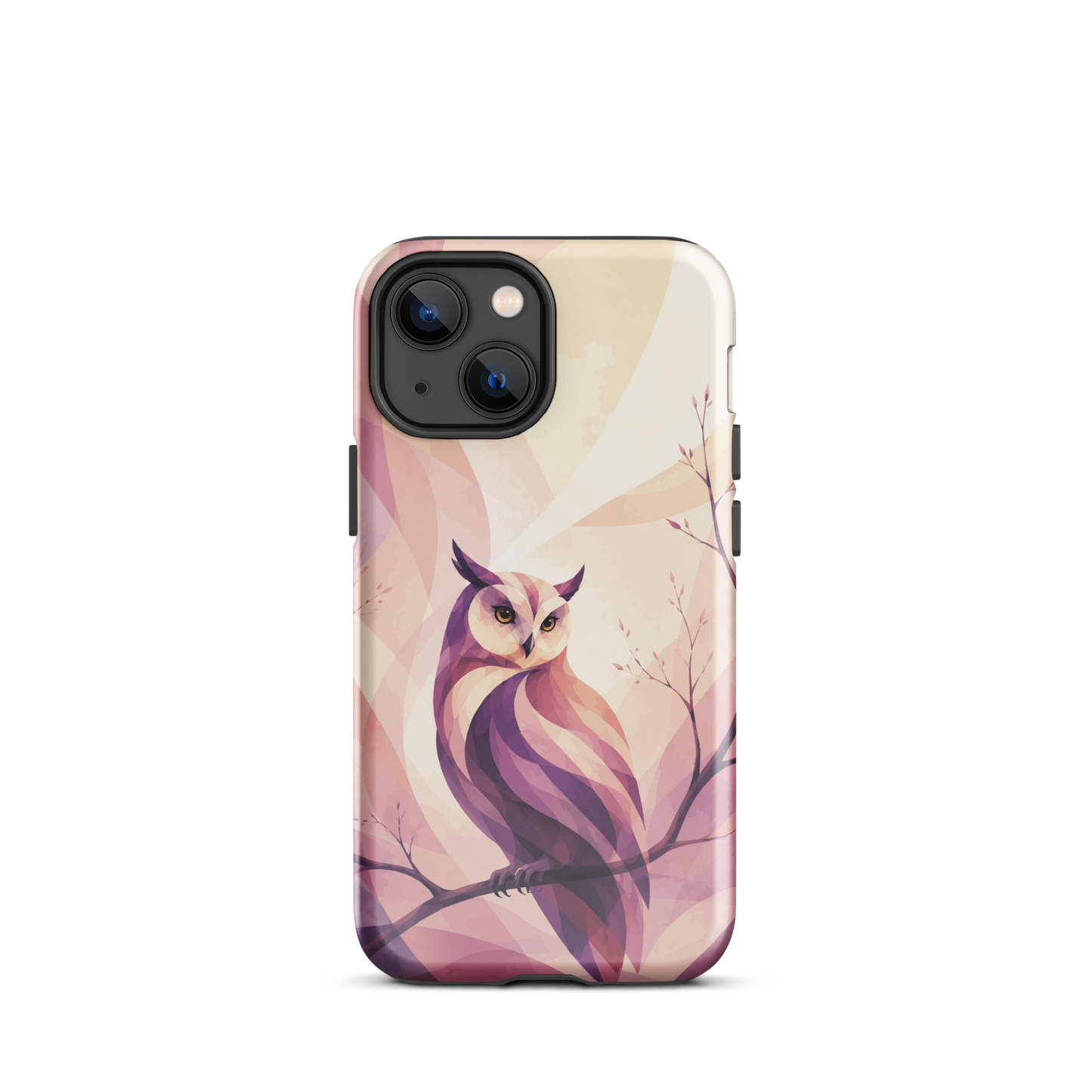 'Ruru' iPhone 13 mini tough phone case - protective glossy case NZ Australia