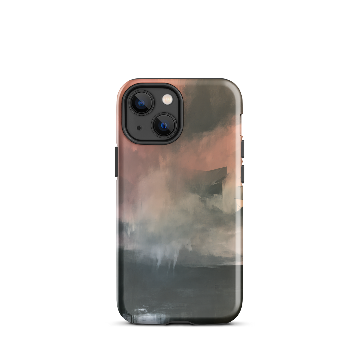 'Glass' iPhone 13 mini tough phone case - protective glossy case NZ Australia