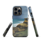 Castlepoint coastal phone case with cliffs, ocean and sky. New Zealand landscape art by designer Ben Hart.