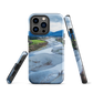 Waiohine phone case featuring artwork of New Zealand’s braided riverbed landscape in the Wairarapa.