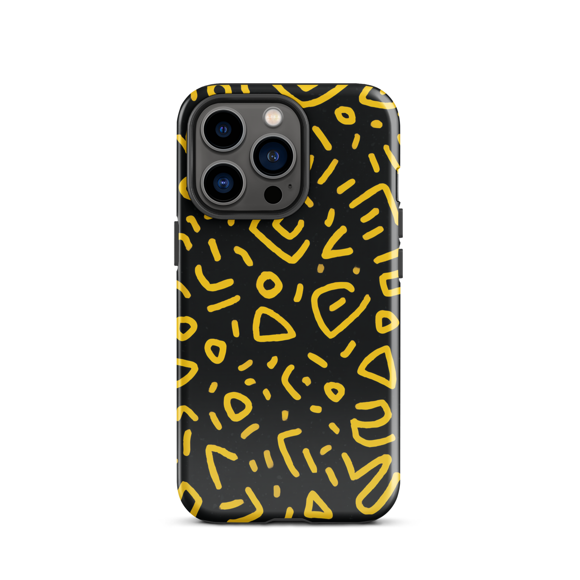Retro scribbles phone case | Bold retro design NZ