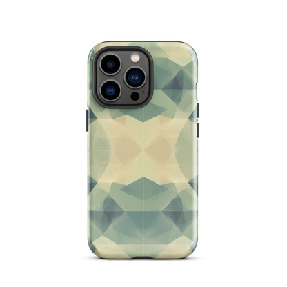 'Symmetry' iPhone 13 Pro tough phone case - protective glossy case NZ Australia