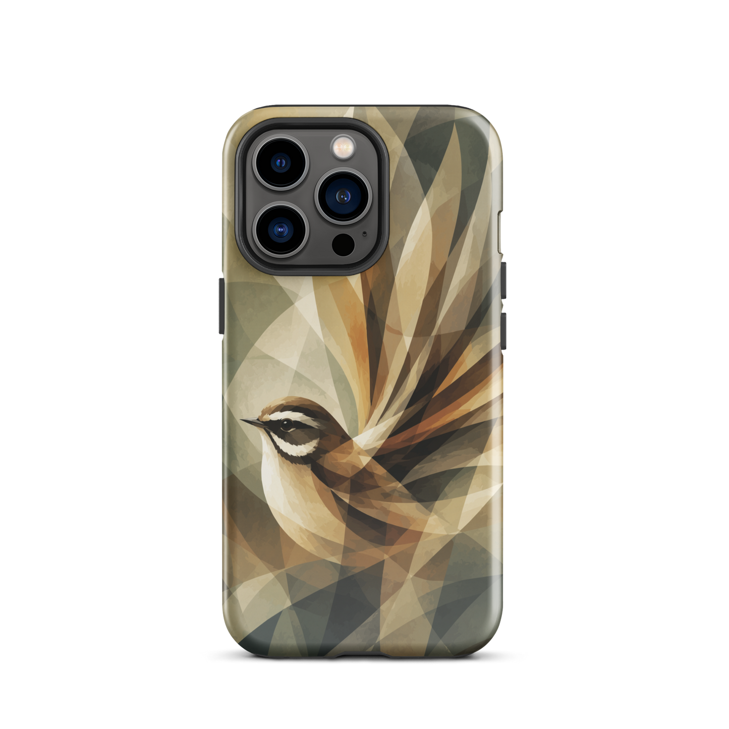 'Fantail' iPhone 13 Pro tough phone case - protective glossy case NZ Australia