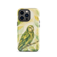'Kākāpō' iPhone 13 Pro tough phone case - protective glossy case NZ Australia