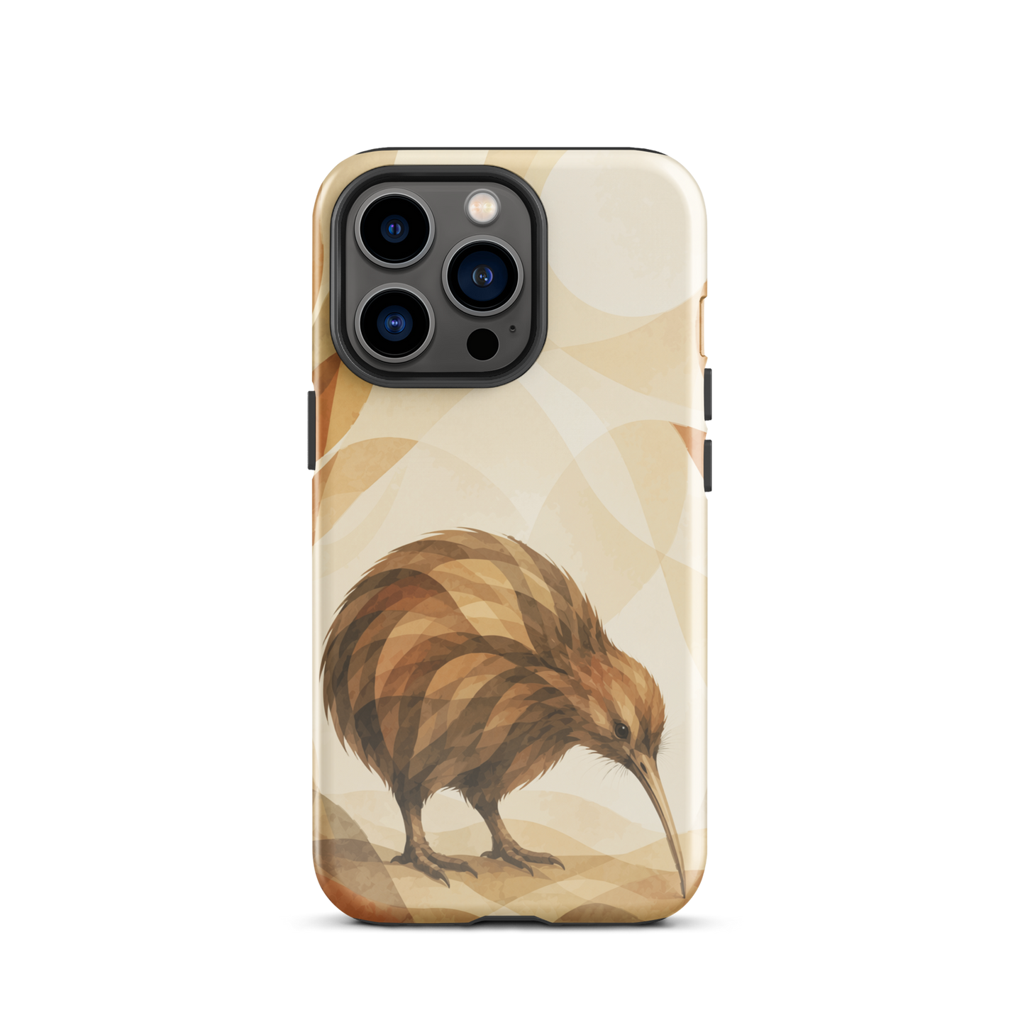 'Kiwi' iPhone 13 Pro tough phone case - protective glossy case NZ Australia