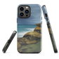 Castlepoint coastal phone case with cliffs, ocean and sky. New Zealand landscape art by designer Ben Hart.