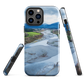 Waiohine phone case featuring artwork of New Zealand’s braided riverbed landscape in the Wairarapa.