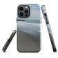 Phone case with a scenic photo of Riversdale Beach and ocean waves.