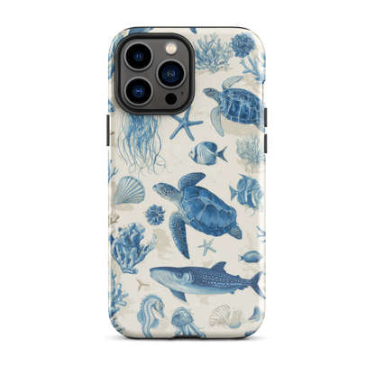 Ocean sketchbook phone case | Coastal marine design NZ