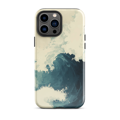 Rising swell phone case | Ocean wave design NZ