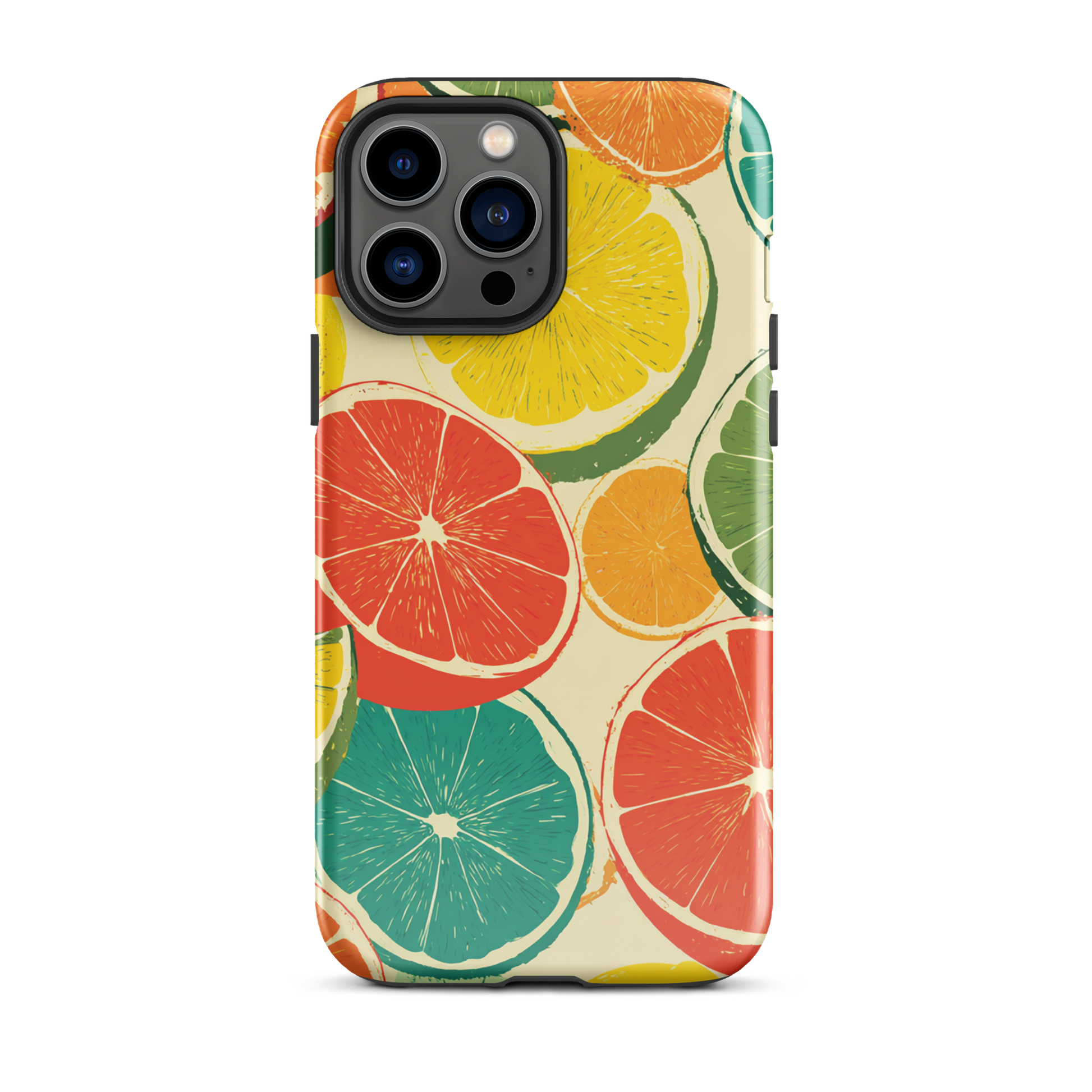 Citrus pop phone case | Colourful fruit design NZ