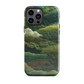 Verdant layers phone case | Abstract green design NZ