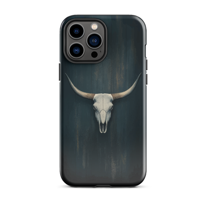 'Longhorn' iPhone 13 Pro Max tough phone case - protective glossy case NZ Australia
