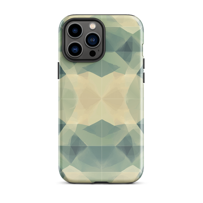 'Symmetry' iPhone 13 Pro Max tough phone case - protective glossy case NZ Australia
