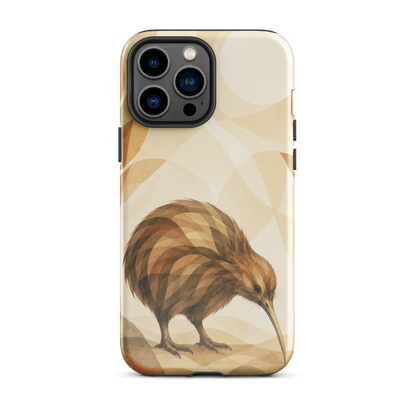 'Kiwi' iPhone 13 Pro Max tough phone case - protective glossy case NZ Australia
