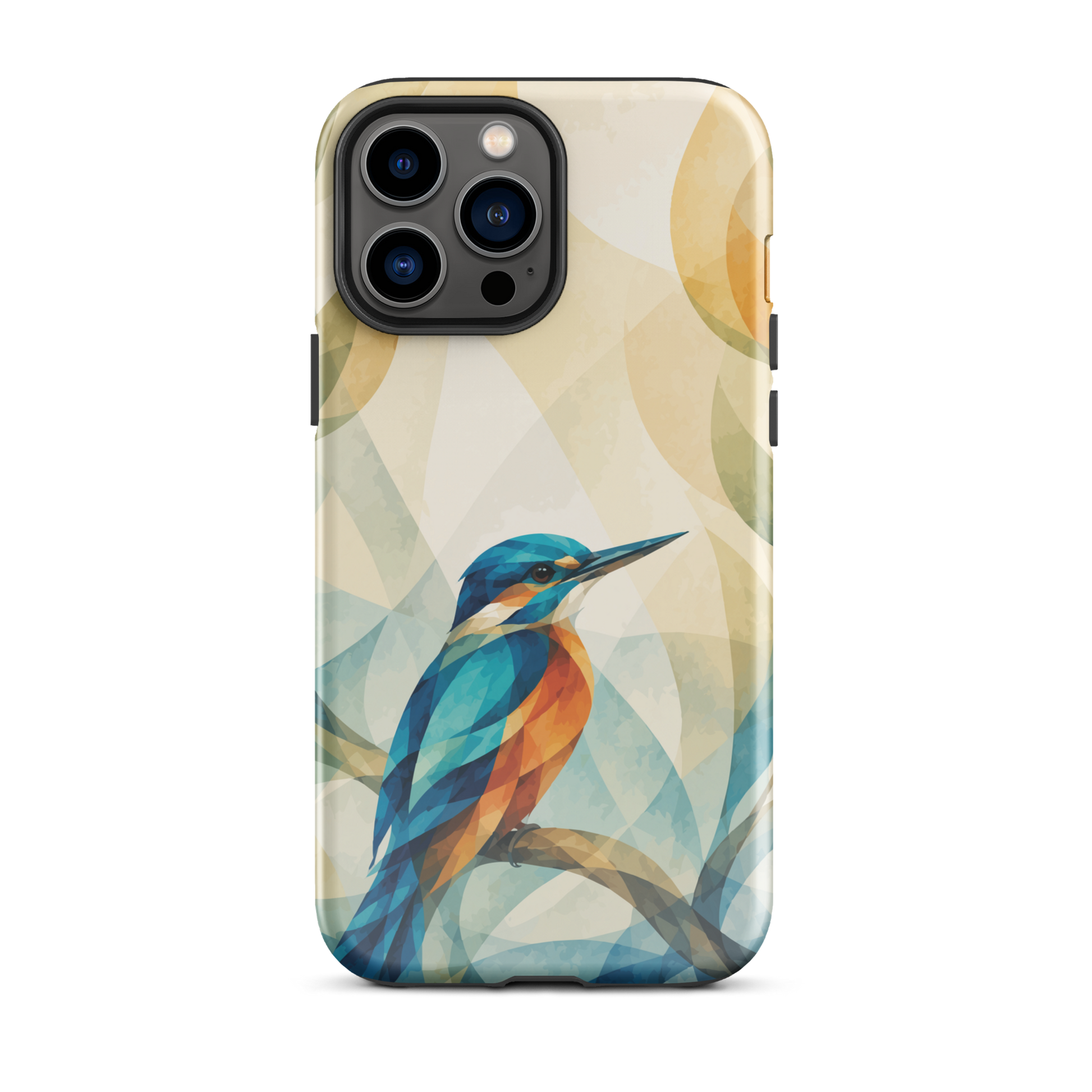'Kōtare' iPhone 13 Pro Max tough phone case - protective glossy case NZ Australia