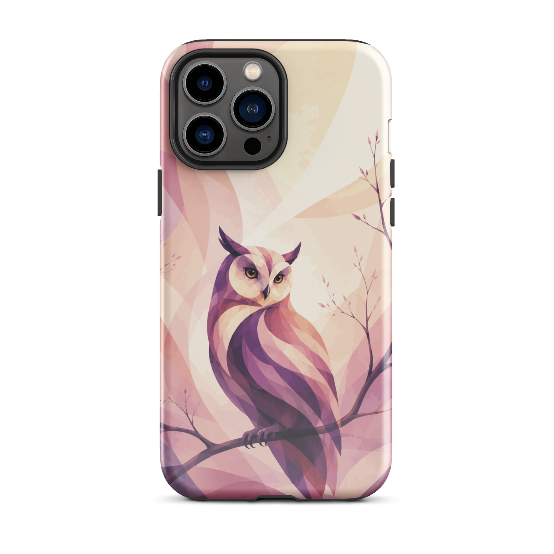'Ruru' iPhone 13 Pro Max tough phone case - protective glossy case NZ Australia