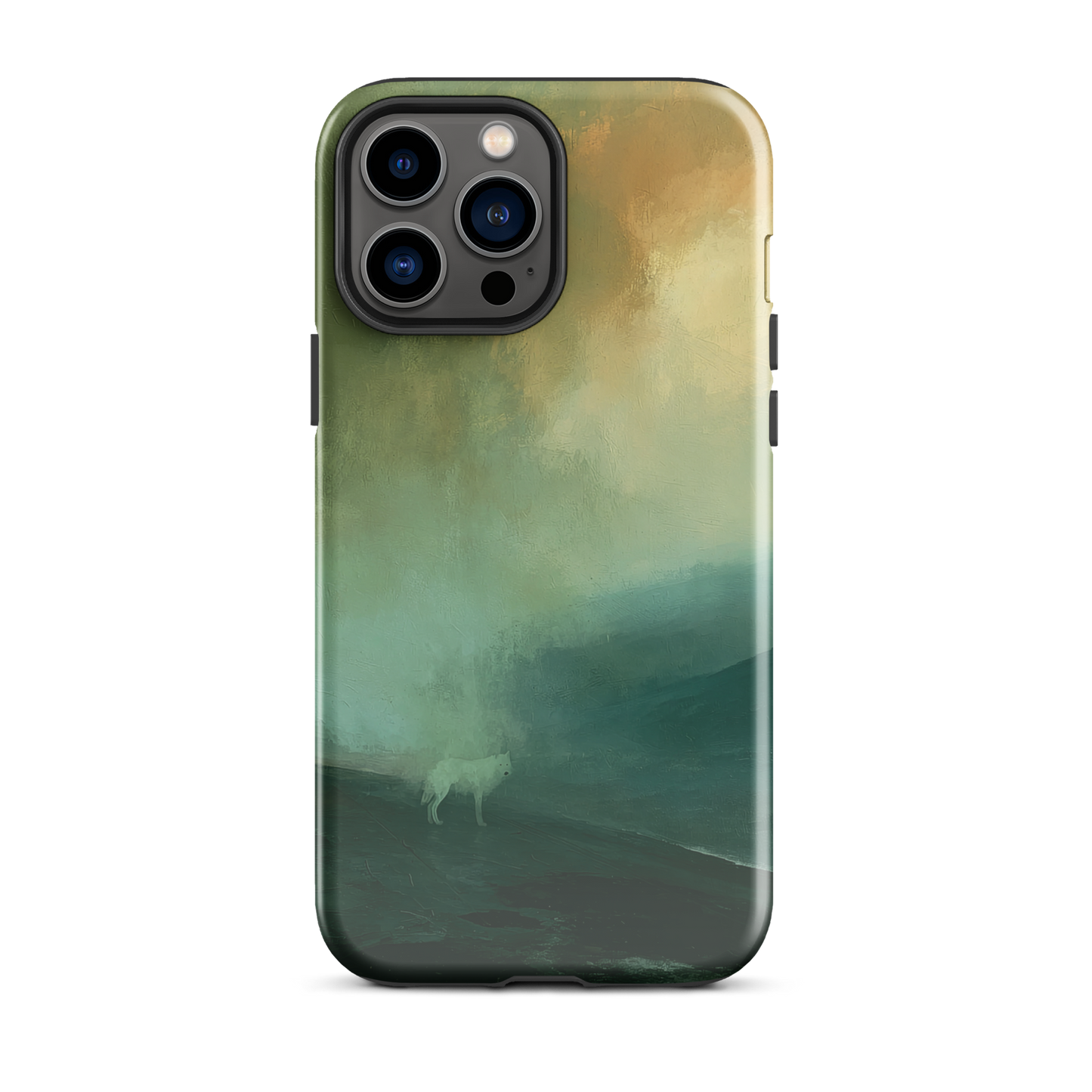 'Acid Rain' iPhone 13 Pro Max tough phone case - protective glossy case NZ Australia