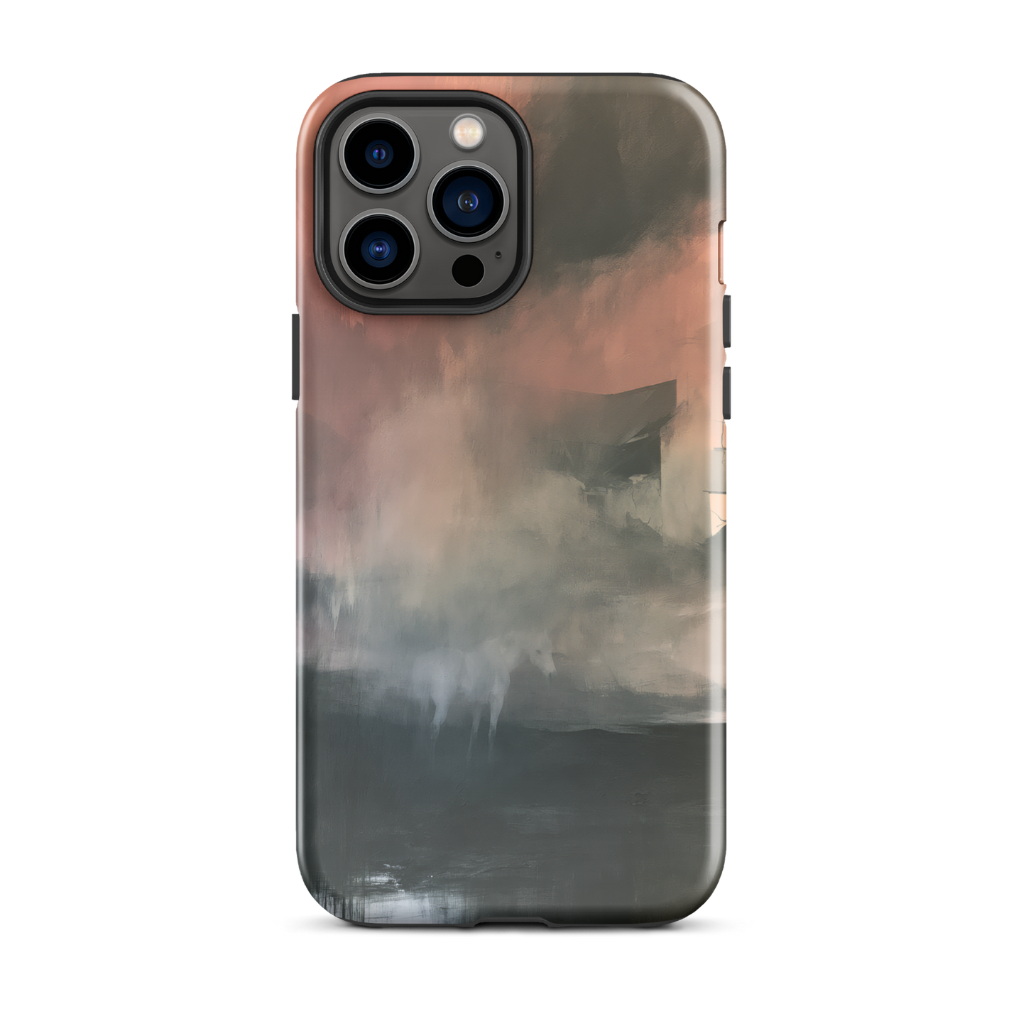 'Glass' iPhone 13 Pro Max tough phone case - protective glossy case NZ Australia