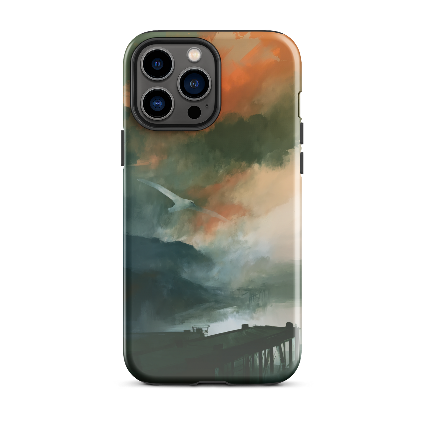'Harbour' iPhone 13 Pro Max tough phone case - protective glossy case NZ Australia