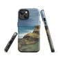 Castlepoint coastal phone case with cliffs, ocean and sky. New Zealand landscape art by designer Ben Hart.