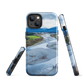 Waiohine phone case featuring artwork of New Zealand’s braided riverbed landscape in the Wairarapa.