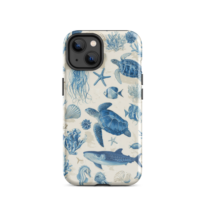 Ocean sketchbook phone case | Coastal marine design NZ