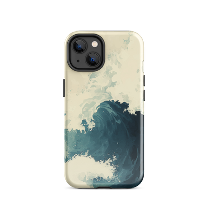 Rising swell phone case | Ocean wave design NZ