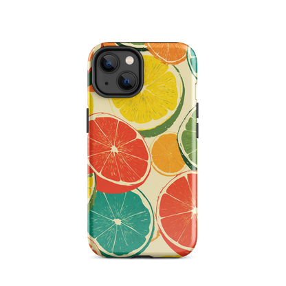 Citrus pop phone case | Colourful fruit design NZ