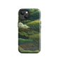 Verdant layers phone case | Abstract green design NZ