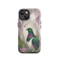 'Kererū' iPhone 14 tough phone case - protective glossy case NZ Australia