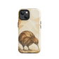 'Kiwi' iPhone 14 tough phone case - protective glossy case NZ Australia