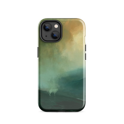 'Acid Rain' iPhone 14 tough phone case - protective glossy case NZ Australia