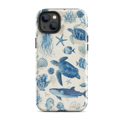 Ocean sketchbook phone case | Coastal marine design NZ
