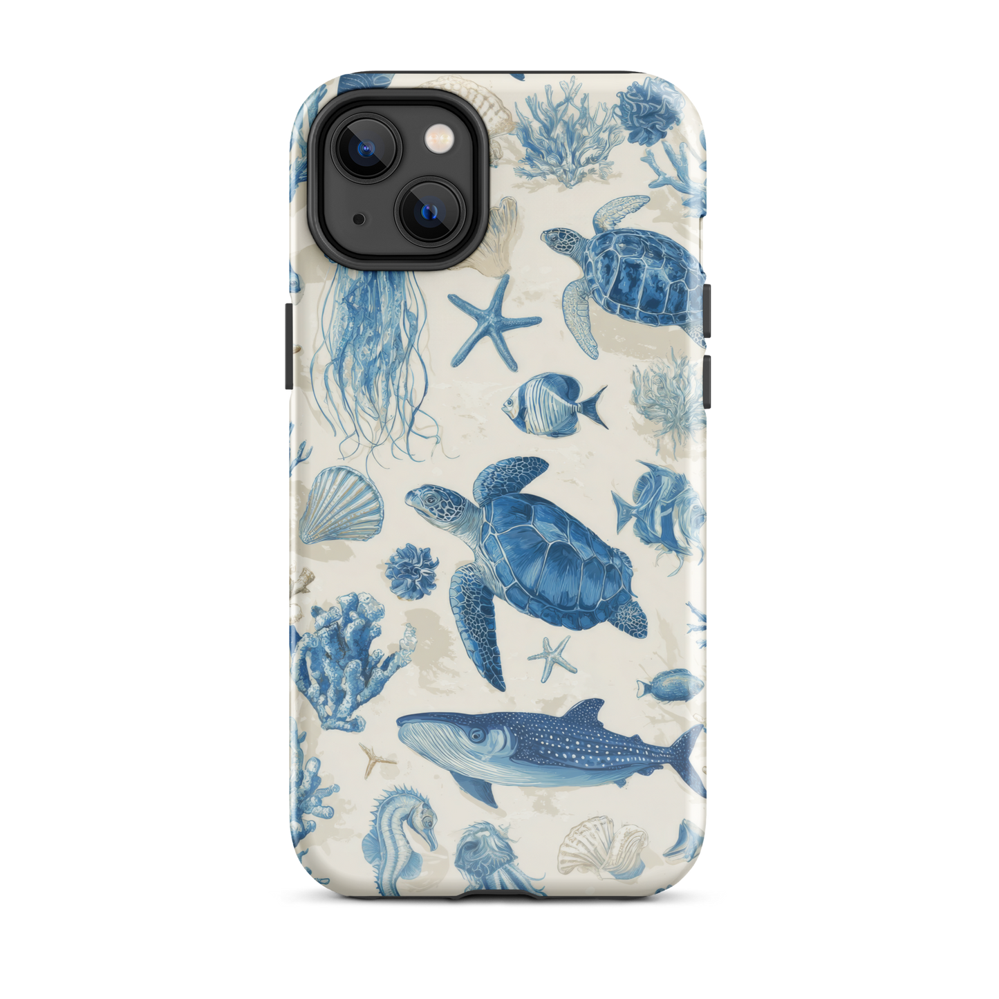 Ocean sketchbook phone case | Coastal marine design NZ
