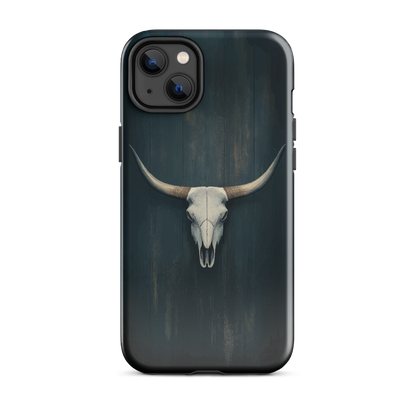 'Longhorn' iPhone 14 Plus tough phone case - protective glossy case NZ Australia