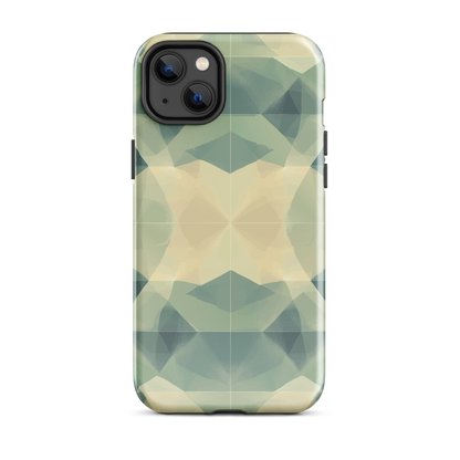 'Symmetry' iPhone 14 Plus tough phone case - protective glossy case NZ Australia
