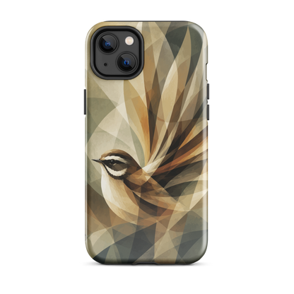 'Fantail' iPhone 14 Plus tough phone case - protective glossy case NZ Australia