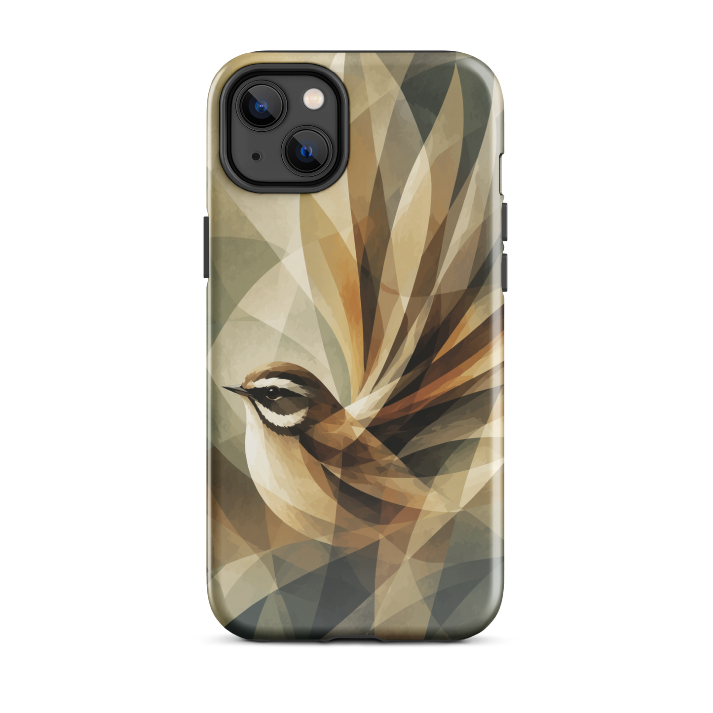 'Fantail' iPhone 14 Plus tough phone case - protective glossy case NZ Australia