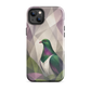 'Kererū' iPhone 14 Plus tough phone case - protective glossy case NZ Australia
