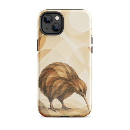 'Kiwi' iPhone 14 Plus tough phone case - protective glossy case NZ Australia