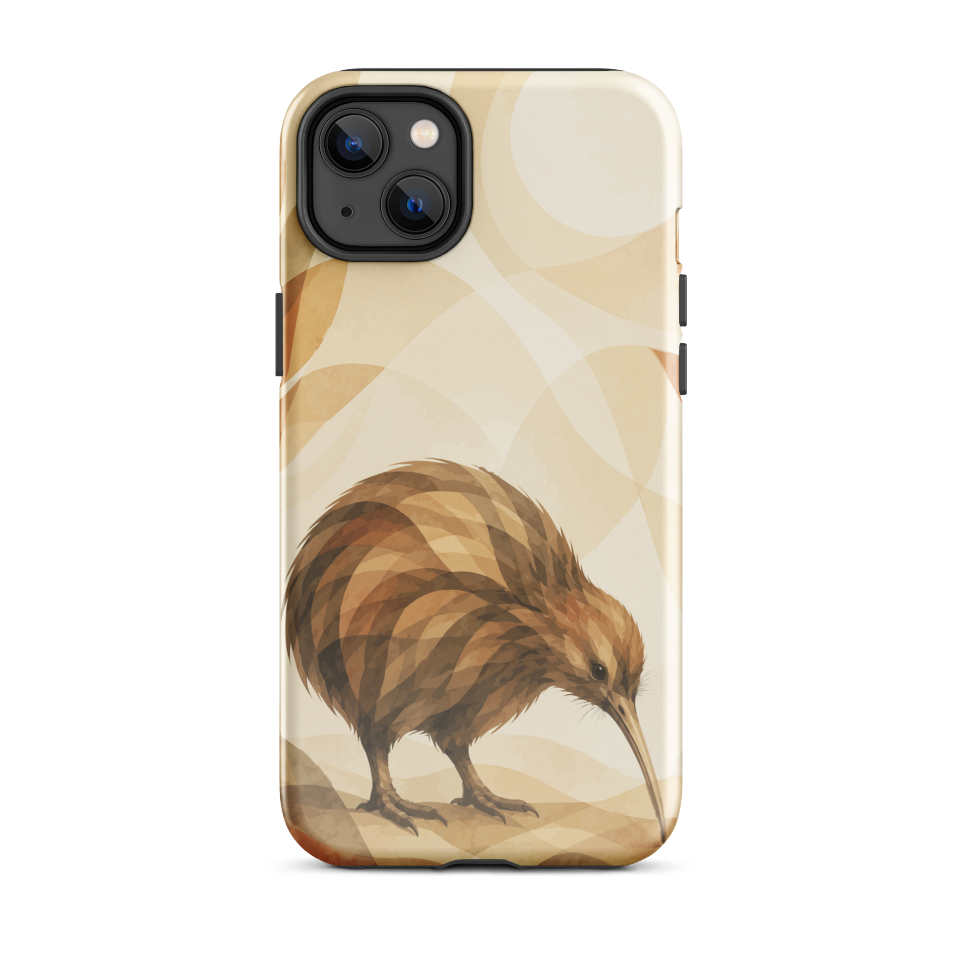 'Kiwi' iPhone 14 Plus tough phone case - protective glossy case NZ Australia