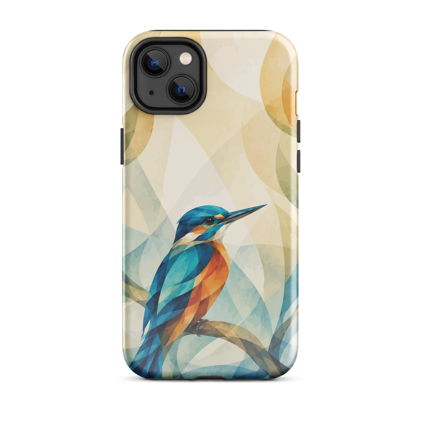 'Kōtare' iPhone 14 Plus tough phone case - protective glossy case NZ Australia