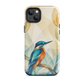 'Kōtare' iPhone 14 Plus tough phone case - protective glossy case NZ Australia