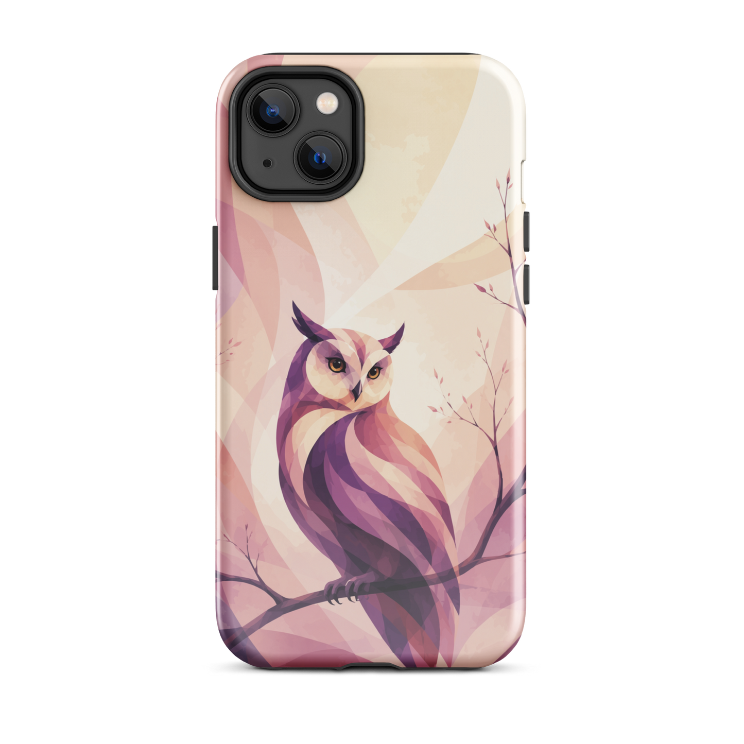 'Ruru' iPhone 14 Plus tough phone case - protective glossy case NZ Australia